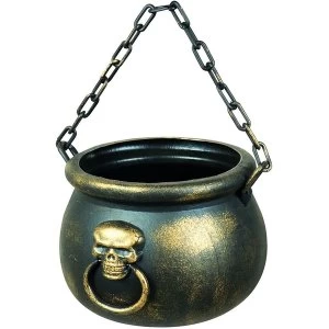 Image of Skull Deluxe Scary Witch Cauldron