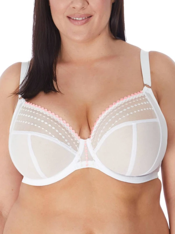 Image of Elomi Womens underwired plunge bra Elomi Matilda Blanc Female 110G