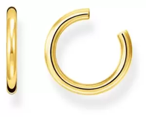 Image of Thomas Sabo EC0026-413-39 Gold Plated Single Hoop Ear Cuff Jewellery