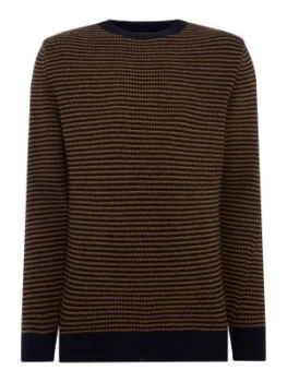 Image of Mens Barbour Brig crew neck jumper Blue