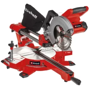 Image of Einhell TE-SM 36/210 36v Cordless Sliding Mitre Saw 210mm (Uses 2 x 18v) No Batteries No Charger No Case