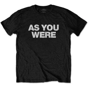 Image of Liam Gallagher - As You Were Unisex Small T-Shirt - Black