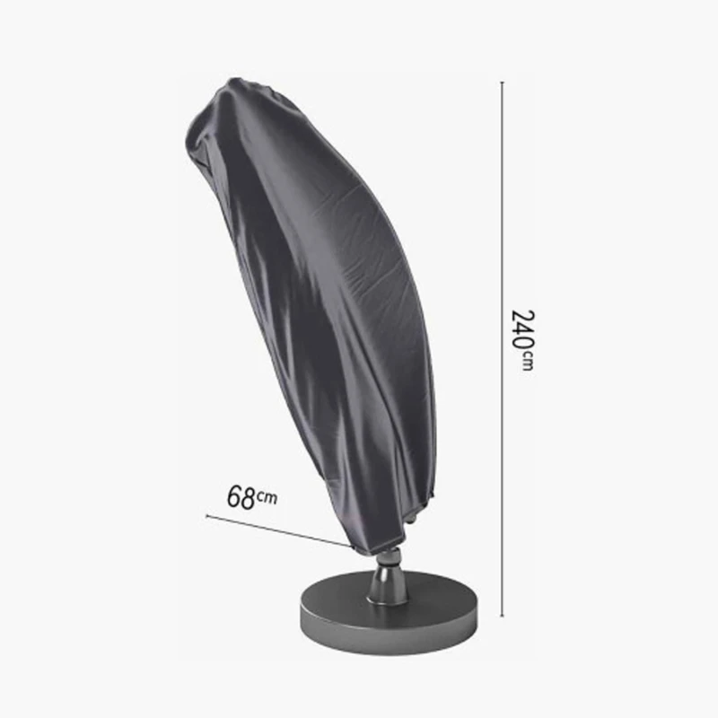 Image of Aerocover Weather Resistant Garden Cantilever Parasol Cover, 250x85cm