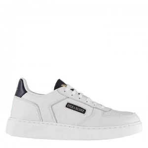 Image of Lyle and Scott McMahon Trainers - White/Navy 433
