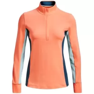 Image of Under Armour Storm Midlayer Zip Top Womens - Orange