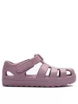 Image of Clarks Toddler Move Kind Jelly Sandal, Dusty Pink, Size 7 Younger