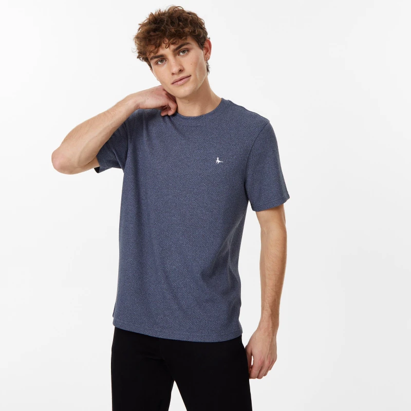 Image of Jack Wills Bubble Texture T-Shirt - Blue Blue S