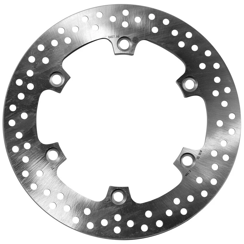 Image of BREMBO 68B407A6 Brake disc PRIME - Serie-Oro - Fixed Disc Front and Rear, Perforated Brake Disc (82)