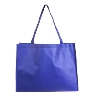 Image of United Bag Store Long Handle Tote Bag (One Size) (Dark Blue) - Dark Blue