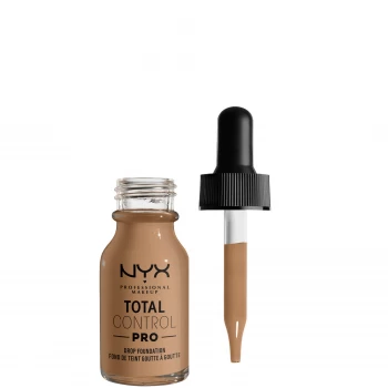 Image of NYX Professional Makeup Total Control Pro Drop Controllable Coverage Foundation 13ml (Various Shades) - Caramel