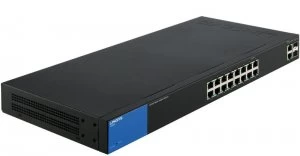 Image of Linksys Business 16-Port Gigabit Smart Managed Switch with 2 Gigabit a