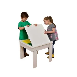 Image of Childrens 4 in 1 Wooden Play Table
