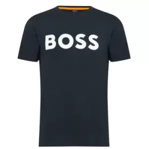Image of Boss Thinking 1 T Shirt - Blue