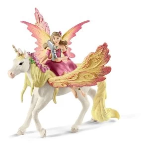 Image of Schleich Bayala - Fairy Feya With Pegasus Unicorn Figure