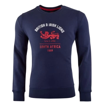 Image of Canterbury British and Irish Lions Crew Sweatshirt Mens - Blue