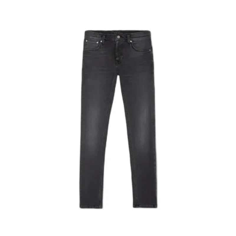 Image of Nudie Jeans Skinny Jeans Nudie Jeans Tight Terry Black Blizzard Noir Male 33x32