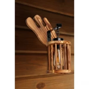 Image of Aydan yan?k ah?ap kafes ba?l?kl? aplik Brown Wall Lamp