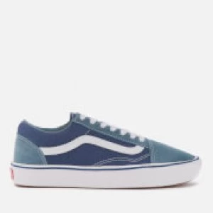 Image of Vans ComfyCush Suede/Textile Old Skool Trainers - Blue Mirage /Blue Print - UK 9