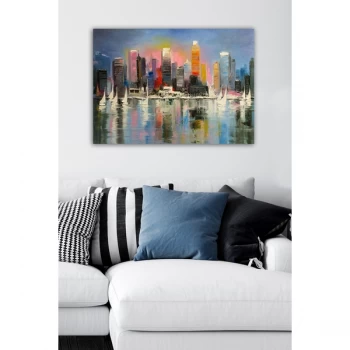 Image of 354011591-5070 Multicolor Decorative Canvas Painting