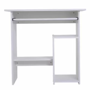 Image of Oulston Compact Computer Desk, white