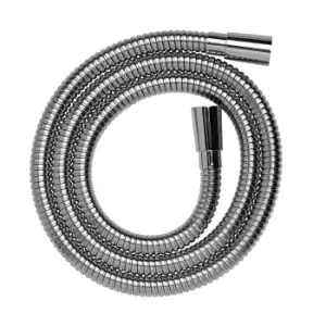 Image of 1.5m Reinforced Stainless Steel Shower Hose, 11mm Bore Silver