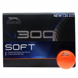Image of Slazenger V300 Soft Golf Balls 24 Pack