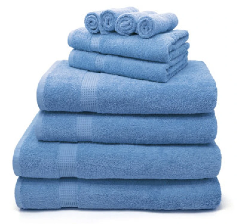 Image of Velosso Luxury 100% Egyptian Cotton Towels 550Gsm Soft & Absorbent Cotton Towels Blue - Bath Sheet
