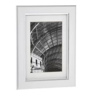 Image of White & Silver Frame 3x5