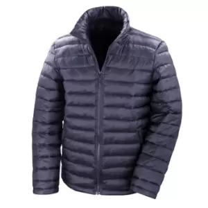Image of Result Mens Ice Bird Padded Winter Jacket (Water Repellent & Windproof) (XL) (Navy Blue)