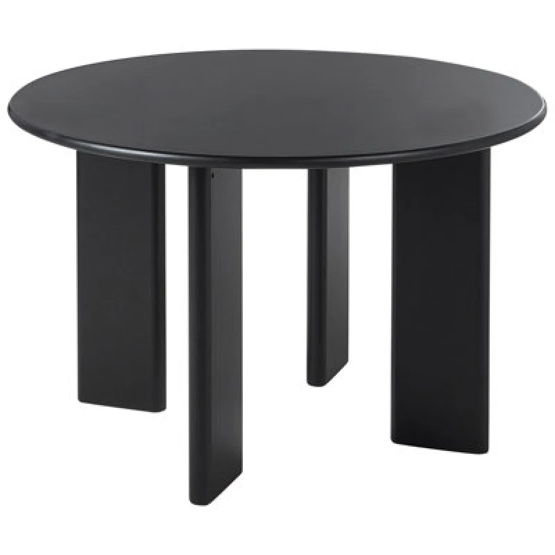 Image of Beliani Dining Table Cosmo Black 120 Cm 120 Cm
