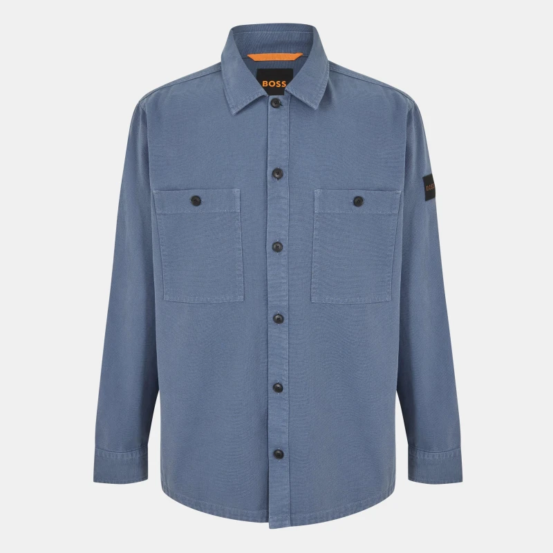 Image of Boss Locky Overshirt Open Blue 495 male S