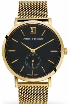 Image of Mens Larsson & Jennings Lugano 40mm Mechanical Watch LGN40-CMGLD-C-M-P-GB-O