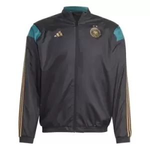 Image of adidas Germany Pre Match Jacket 2022/2023 Womens - Black