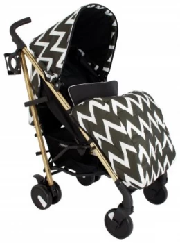 Image of My Babiie MB51 Chevron Stroller Gold Black