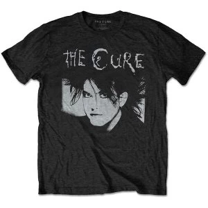 Image of The Cure - Robert Illustration Unisex Medium T-Shirt - Black