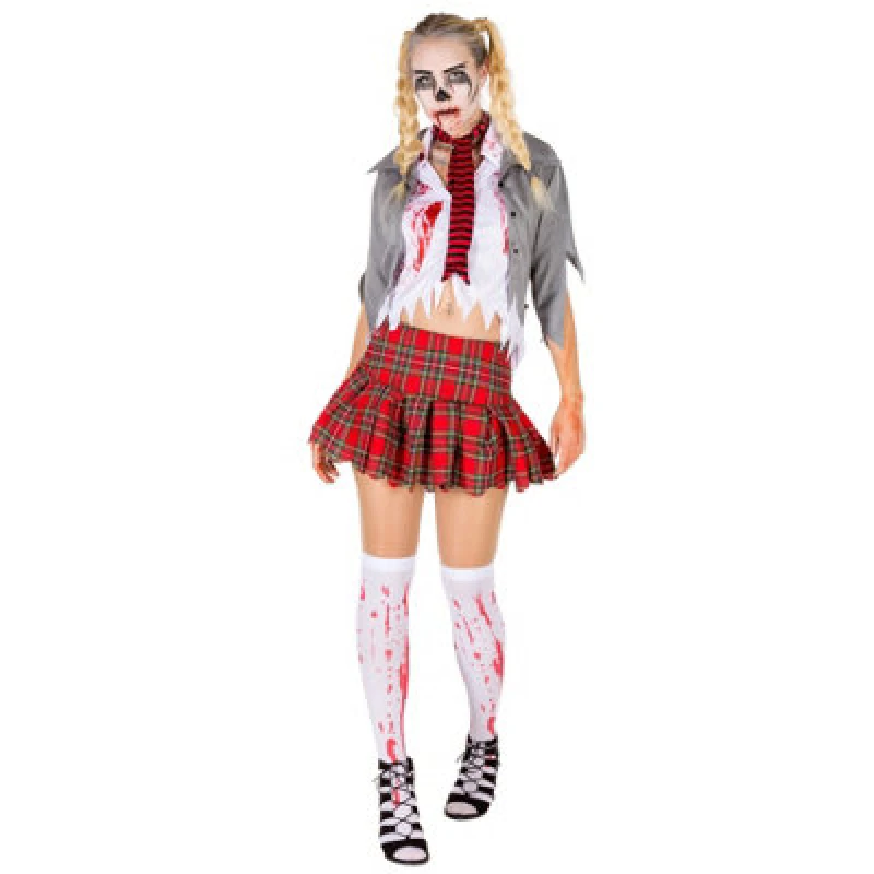 Image of Tectake Womens Zombie Costume 300126 - Red M