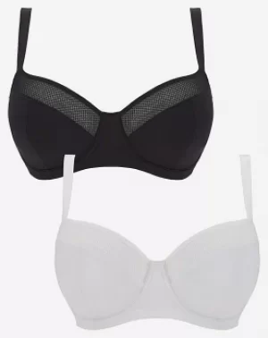 Image of Dorina Curves Spencer 2Pack Full Cup Bra