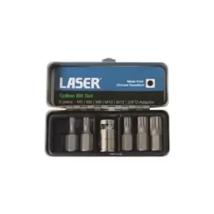 Image of LASER Spline Bit Set - 6 Piece - 0592
