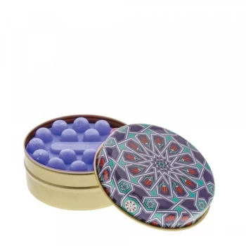 Image of Blue and Aqua Spirograph with Lavender Soap