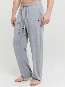 Image of U.S. Polo Assn. U.s Polo Assn Dhm Lounge Bottoms, Grey, Size S, Men