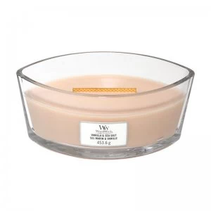 Image of WoodWick Sea Salt Vanilla Ellipse Candle 453.6g