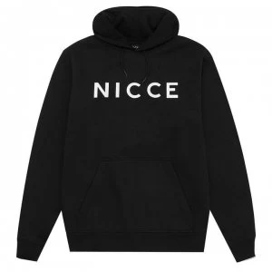 Image of Nicce Logo Hoodie Mens - Black
