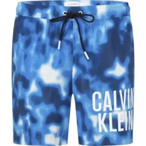 Image of Calvin Klein Medium Drawstring-Print - Blue