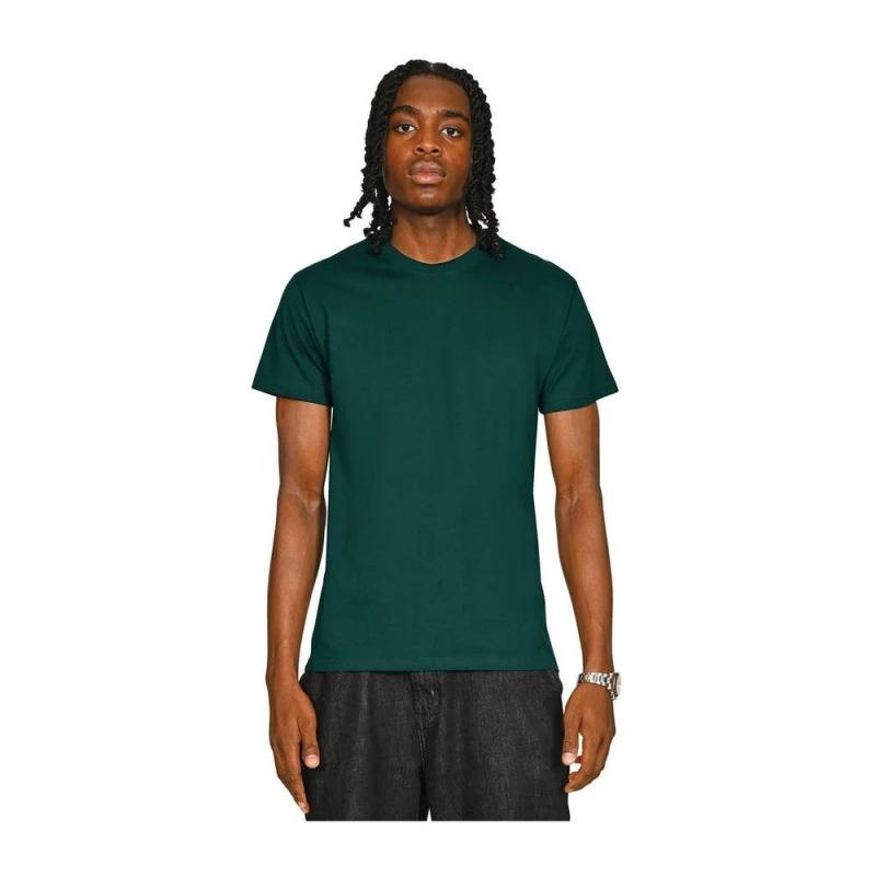 Image of Casual Classics Mens Supreme Combed T-Shirt in Dark Green Size: XS Dark Green Male XS
