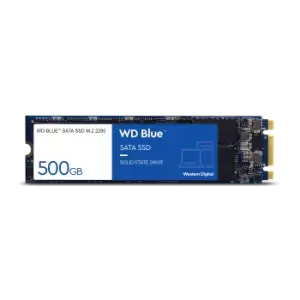 Image of Western Digital WD Blue 500GB 3D NAND SATA III M.2 SSD WDS500G2B0B