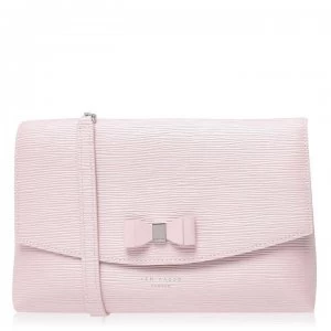 Image of Ted Baker Divina Bow Leather - dusky pink