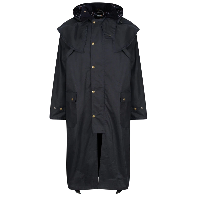 Image of Regatta Cranbook Wax Jacket - Blue Blue L