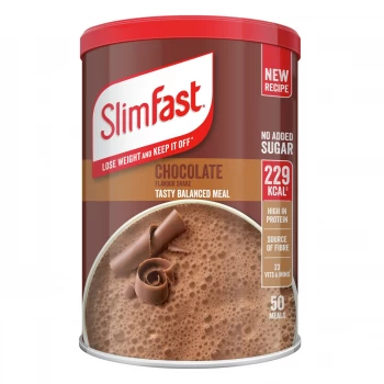 Image of SlimFast Powder 50 Servings Chocolate 1.875kg