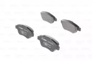 Image of Bosch 0986494132 BP1043 Brake Pad Set Disc Brake Front Axle