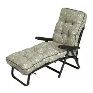 Image of Glendale Deluxe Country Teal Sunbed - Grey